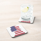 PRESIDENT DONALD TRUMP AMERICAN FLAG ONDERZETTER (Rechterzijde)