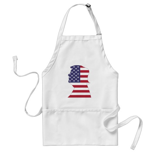 PRESIDENT DONALD TRUMP AMERICAN FLAG STANDAARD SCHORT (Voorkant)