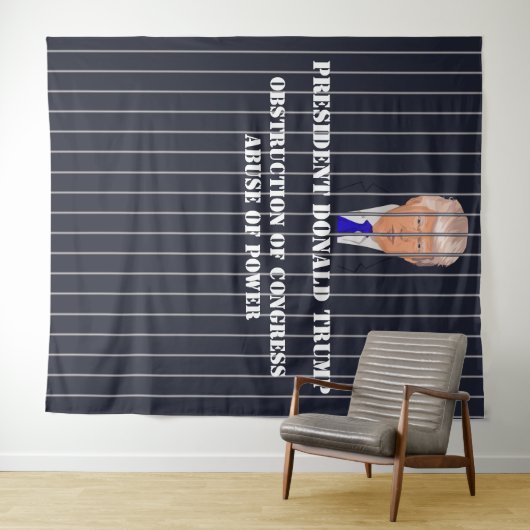 President Donald Trump beschuldigt de gevangenis i Wandkleed (In Situ (horizontaal))