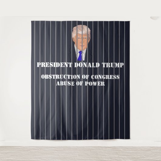 President Donald Trump beschuldigt de gevangenis i Wandkleed (Voorkant)