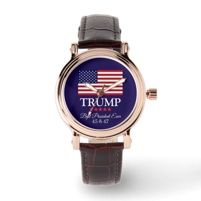 PRESIDENT DONALD TRUMP BEST PRESIDENT EVER WATCH HORLOGE (Voorkant)