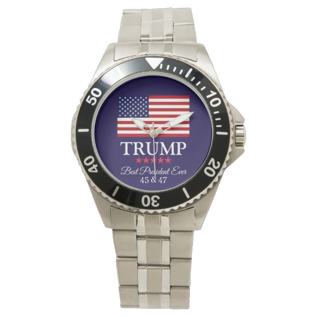 PRESIDENT DONALD TRUMP BEST PRESIDENT EVER WATCH HORLOGE (Voorkant)