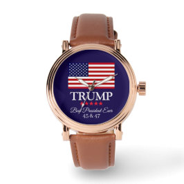 PRESIDENT DONALD TRUMP BEST PRESIDENT EVER WATCH HORLOGE