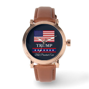 PRESIDENT DONALD TRUMP BESTE PRESIDENT OOIT HORLOGE