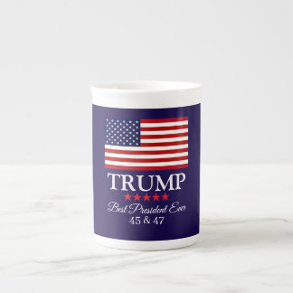 PRESIDENT DONALD TRUMP BESTE PRESIDENT OOIT  PORSELEIN KOP