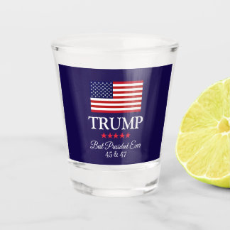 PRESIDENT DONALD TRUMP BESTE PRESIDENT OOIT  SHOT GLAS