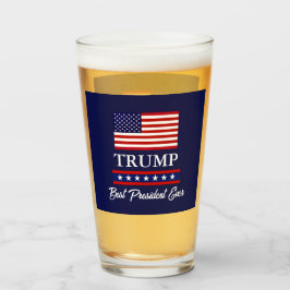 PRESIDENT DONALD TRUMP BESTE PRESIDENT OOT EVER GLAS