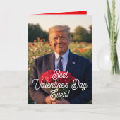 President Donald Trump beste Valentijnsdag ooit Feestdagen Kaart (Voorkant)