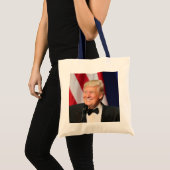 President Donald Trump bij zijn opening Tote Bag (Voorkant (product))