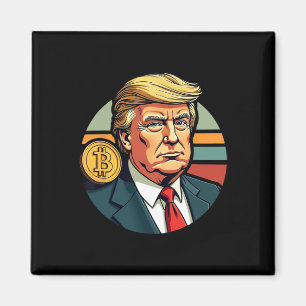 President Donald Trump Bitcoin Dogecoin Crypto Ret Magneet