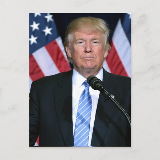 President Donald Trump Briefkaart (Voorkant)