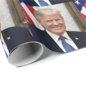 President Donald Trump Cadeaupapier (Rol Hoek)