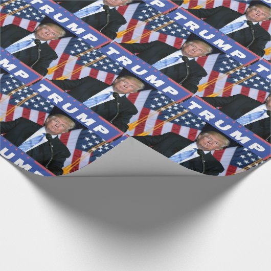 President Donald Trump Cadeaupapier (Hoek)
