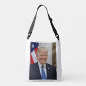 President Donald Trump Crossbody Tas (Achterkant)
