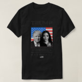 President Donald Trump en Vice President Candace T-shirt (Design voorkant)