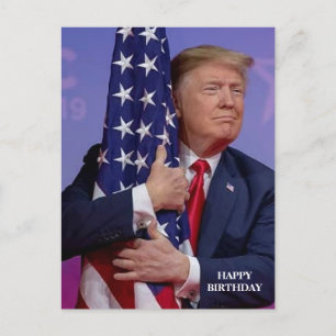President Donald Trump Fans Ansichtkaart Briefkaart