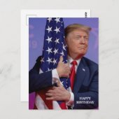 President Donald Trump Fans Briefkaart (Voorkant / Achterkant)