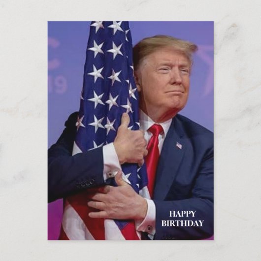 President Donald Trump Fans Briefkaart (Voorkant)