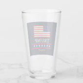 PRESIDENT DONALD TRUMP GLASS TUMBLER (Achterkant)