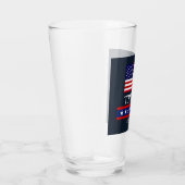 PRESIDENT DONALD TRUMP GLASS TUMBLER (Rechts)
