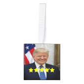 President Donald Trump Goedkeuringsbeoordeling Decoratie (Voorkant)