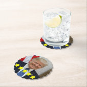 President Donald Trump Goedkeuringsbeoordeling Kartonnen Onderzetters (Insitu)