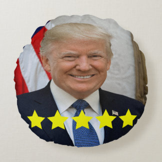 President Donald Trump Goedkeuringsbeoordeling Rond Kussen