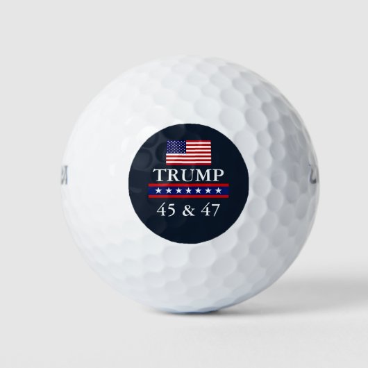 PRESIDENT DONALD TRUMP GOLFBAL GOLFBALLEN (Voorkant)