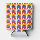 President Donald Trump - GOP Elephant Hair Blikjeskoeler (Voorkant)