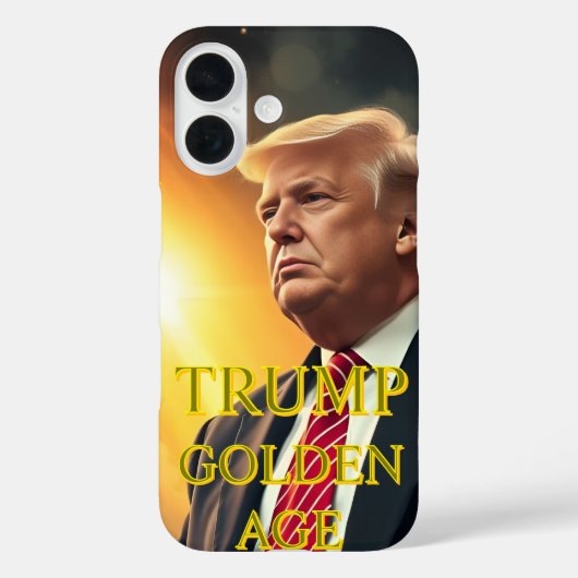 PRESIDENT DONALD TRUMP GOUDEN EEUW Case-Mate iPhone CASE (Achterkant)