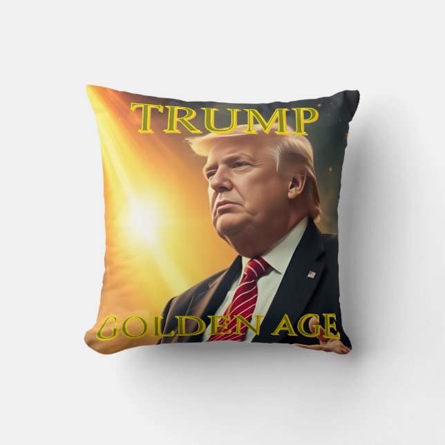 PRESIDENT DONALD TRUMP GOUDEN EEUW KUSSEN (Voorkant)