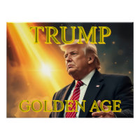 PRESIDENT DONALD TRUMP GOUDEN TIJDPERK