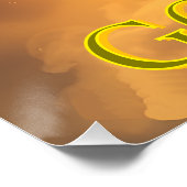 PRESIDENT DONALD TRUMP GOUDEN TIJDPERK PERFECT POSTER (Hoek)