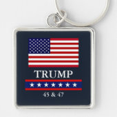 PRESIDENT DONALD TRUMP GROTE SLEUTELHANGER (Voorkant)