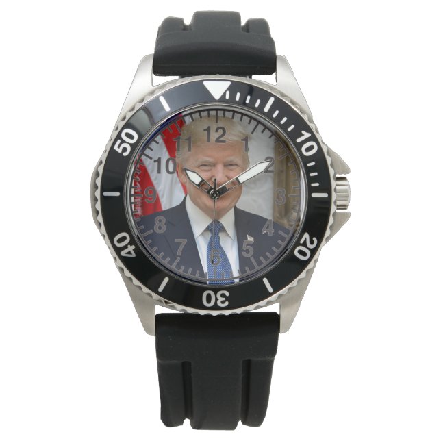 President Donald Trump Horloge (Voorkant)