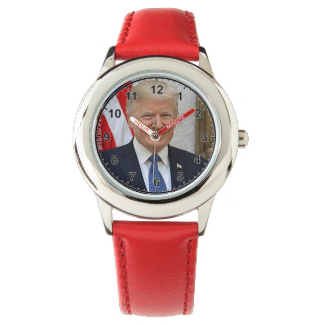 President Donald Trump Horloge (Voorkant)