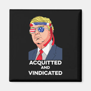 President Donald Trump Impeachment Vrijgesproken E Magneet