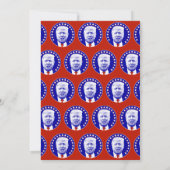 President Donald Trump in Blue Kaart (Achterkant)