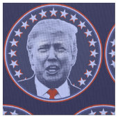 President Donald Trump in Blue Stof (Close Up)