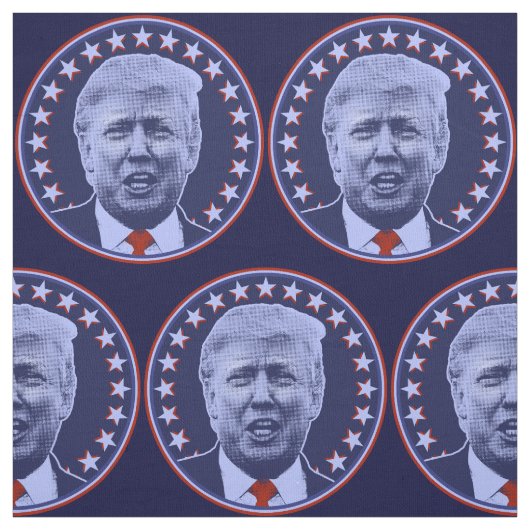 President Donald Trump in Blue Stof (Swatch)