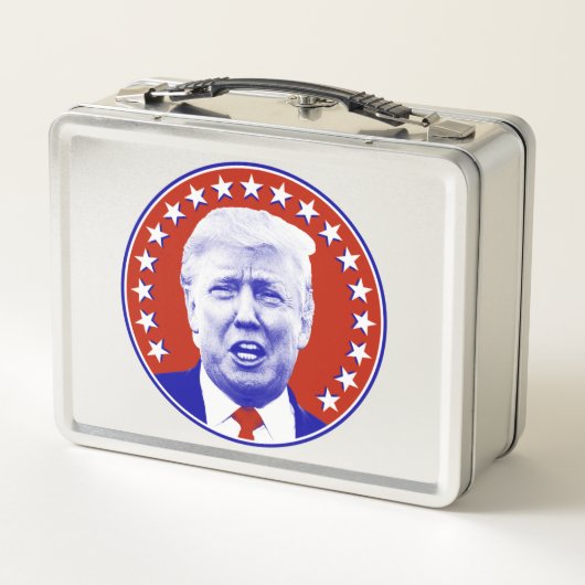 President Donald Trump in het rood (Achterkant)