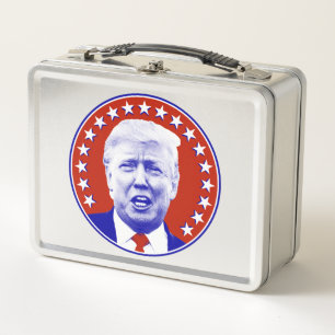 President Donald Trump in het rood