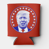 President Donald Trump in het rood Blikjeskoeler (Voorkant)