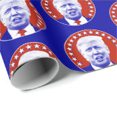 President Donald Trump in het rood Cadeaupapier (Rol Hoek)