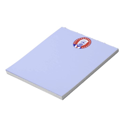 President Donald Trump in het rood Notitieblok (Linkerzijde)