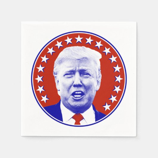 President Donald Trump in Red  Servet (Voorkant)