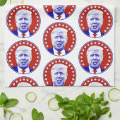 President Donald Trump in Red Theedoek (Gevouwen)