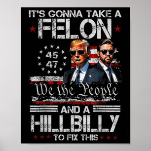President Donald Trump Inauguratie 2025 T - shirts Poster
