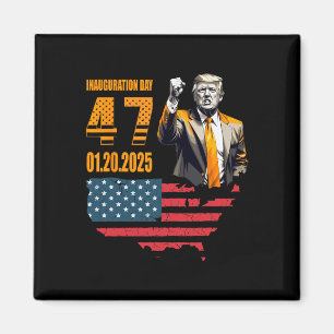 President Donald Trump Inauguratie Dag 2025 1 Magneet
