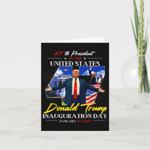 President Donald Trump Inauguratie Dag 2025 47e Kaart